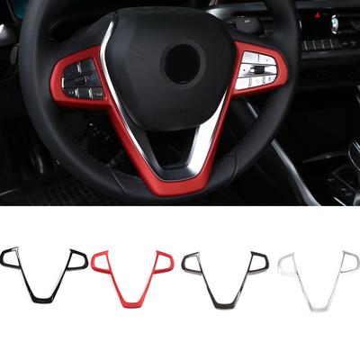 Tlačítko na volantu V Obložení rámu Dekorace Kryt pro BMW 3 5 řada G20 G30 X3 X5 X7 G01 G05 G07 GT6 G32 7 řada G11 +