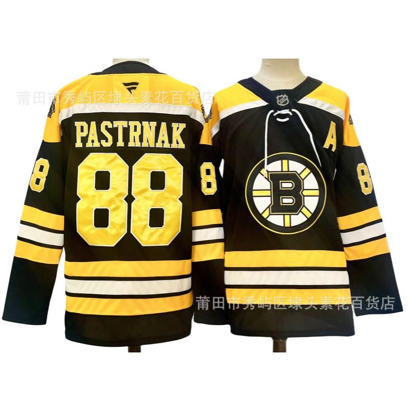 Maglia Personalizzata da Hockey su Ghiaccio Boston Bruins Ricamata Uniforme di Squadra Abbigliamento Sportivo da Uomo