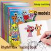 Rhythmusbox: Cartoon Anime Mal- und Kritzelbuch für Kinder