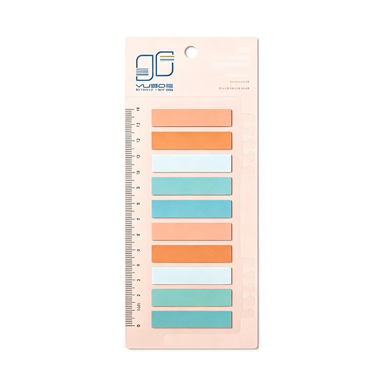 Writable Waterproof Sticky Note Strips – Reusable Plastic Index Labels for Planners
