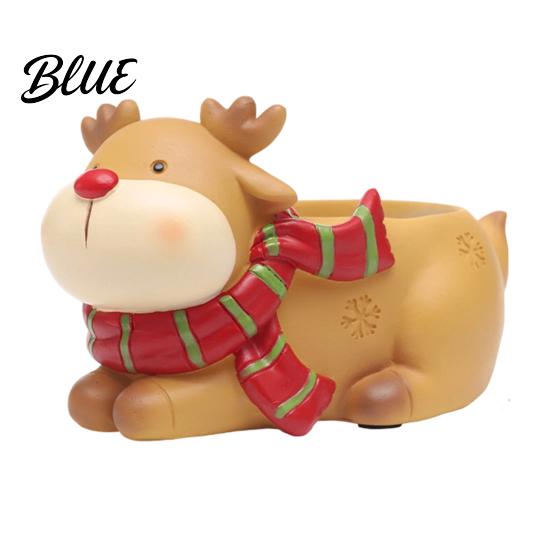Succulent Planter Pot Cute Christmas Animal Planter, Small Plant for Flower Pots Indoor Home Desktop Decor, Gift Lovers Creative Gifts