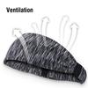 Sweatband Headband Sport Bicycle Tennis Bike Cycling Stretchy Breathable Hairband Stripe Gray