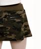 Rough Neck Camo Low-Rise Skirt