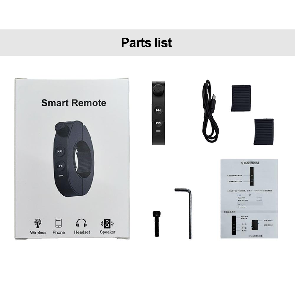 Motorcycle Handlebar Media Controller Steering Wheels Switch Bluetooth-compatible Wireless Media Smart Phone Remote Controller