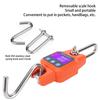 WH-C06 Rechargeable Digital Hanging Scale   Crane Scale Electronic Hook Scale for Home(Black )