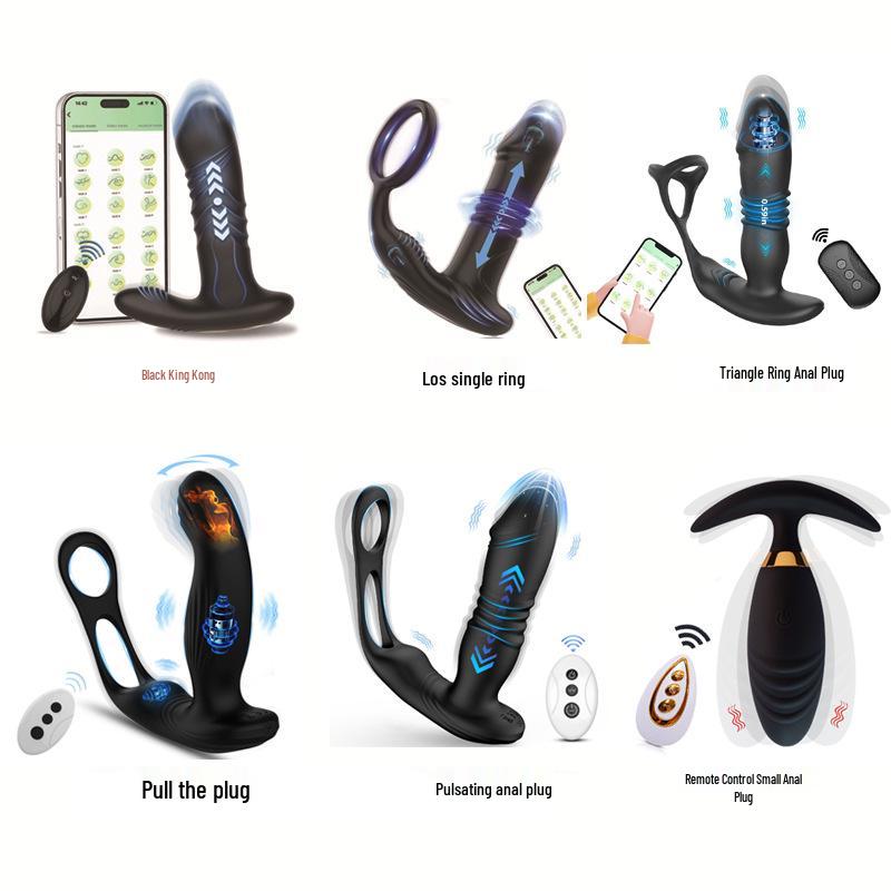 APP-Controlled Dual Ring Prostate Massager & Cock Ring