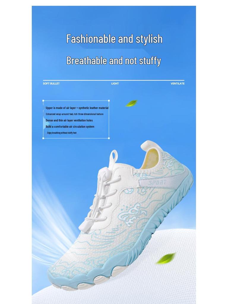 Copper Buckle Barefoot Wading Shoes: Grounding, Anti-Static, Conductive, Non-Slip Fitness Footwear.