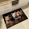 1pc kitchen floor mat, cat solid s floor mat thickened wear-resistant beautification suitable for kitchen living room porch