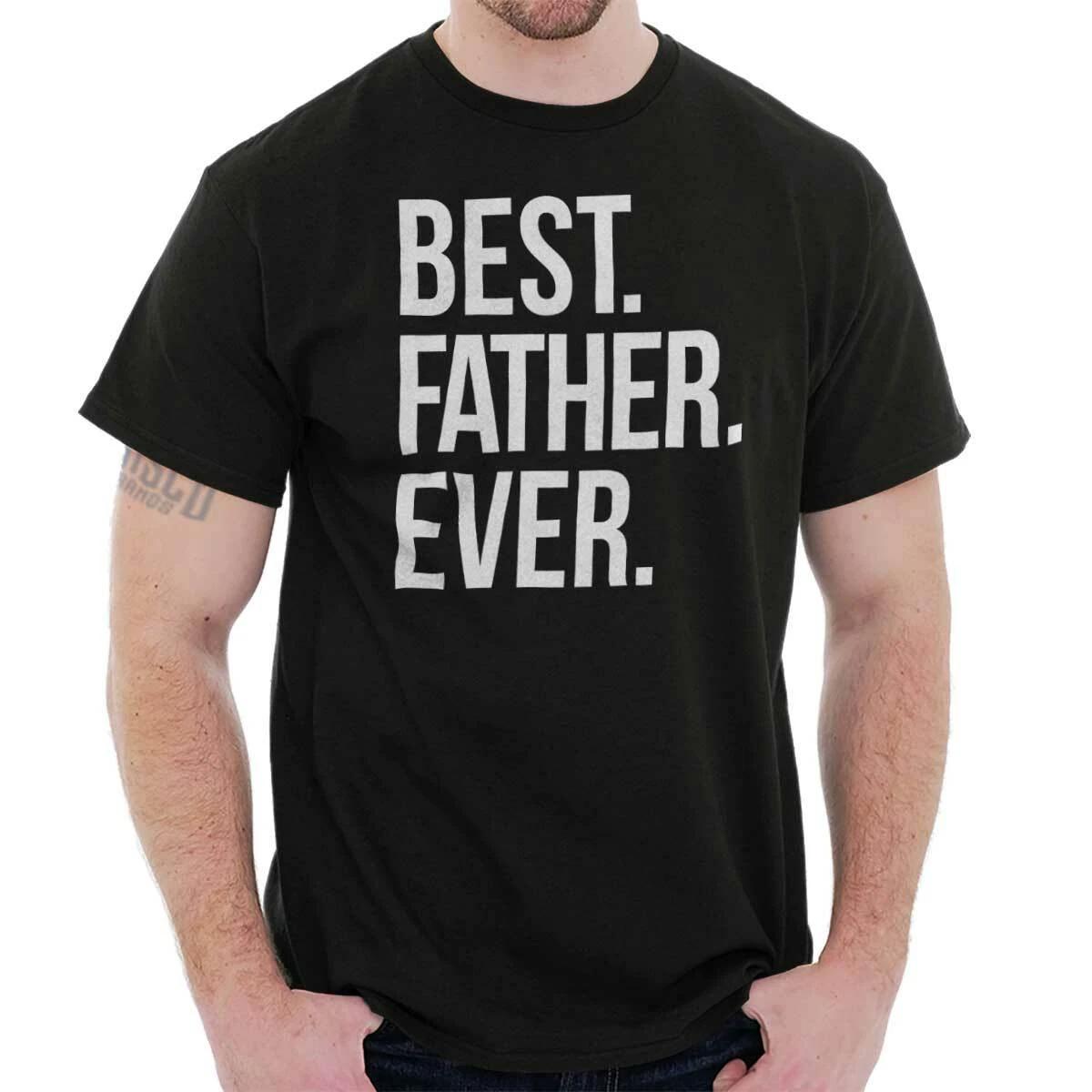 Best Father Ever Dad Jokes Gift for Papa Show Daddy Pop Love T Shirt Tee For Men M