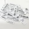 swpzb8 Glossy Black Letters ABS Car Emblem for SUPERB OCTAVIA FABIA KAMIQ KAROQ KODIAQ RAPID YETI 4x4 Trunk Nameplate Logo Sticker