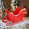 Christmas Sleigh Decor Festive Reusable Storage Santa Sleigh Christmas Decor For Outdoor Indoor Porch Outside Patio Lawn Holiday