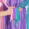 Stunning Rain Macaron Curtain In Blue Purple And Pink For Elegant Arrangements Party