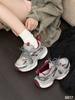 European station 2025 autumn new mesh platform dad shoes women's lightweight height increase versatile casual sports shoes trendy