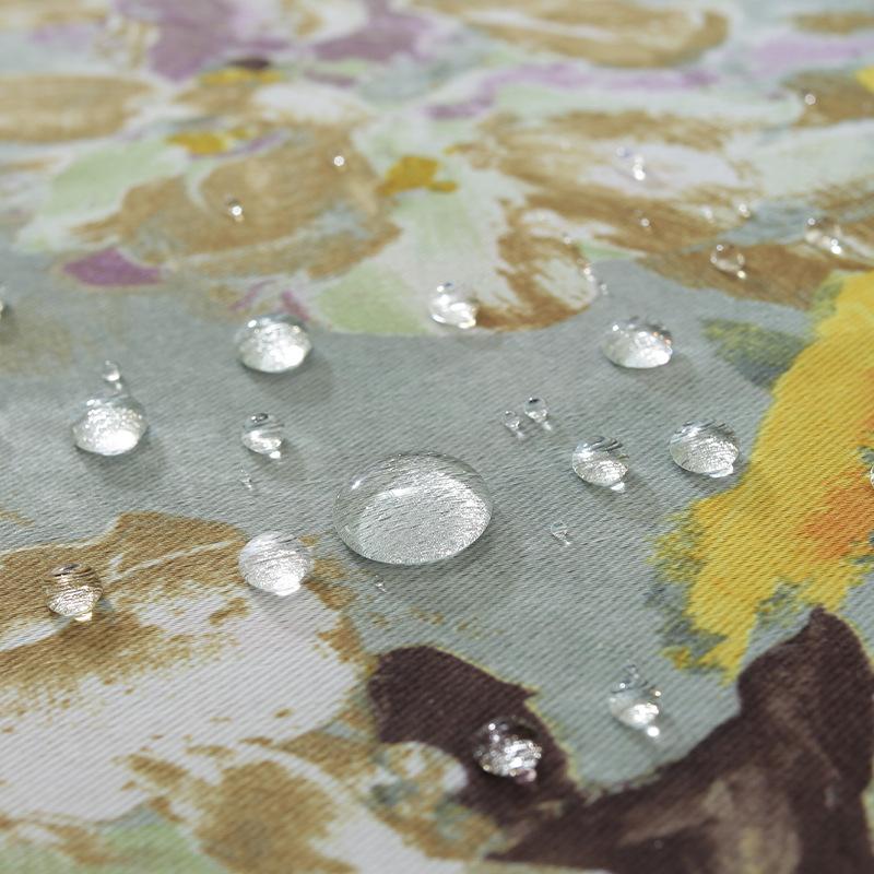 American oil painting style tablecloth waterproof and oil-proof leave-in wave lace decoration atmosphere tablecloth restaurant home bed and breakfast