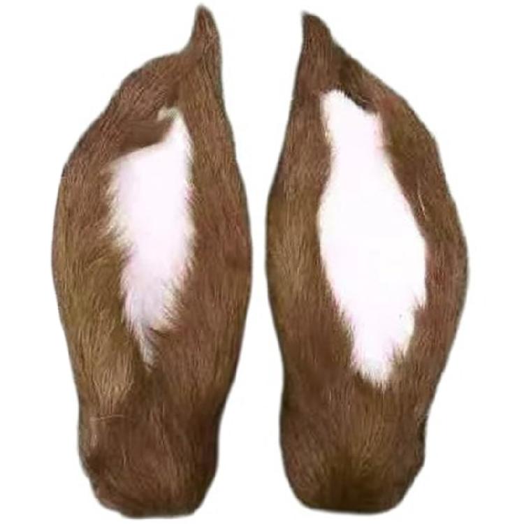 Handmade Hairhoop Making Kits Plush Fawn Ear for Crafting Headband Craft Hairhoop Accessory Costume Headpiece Materials