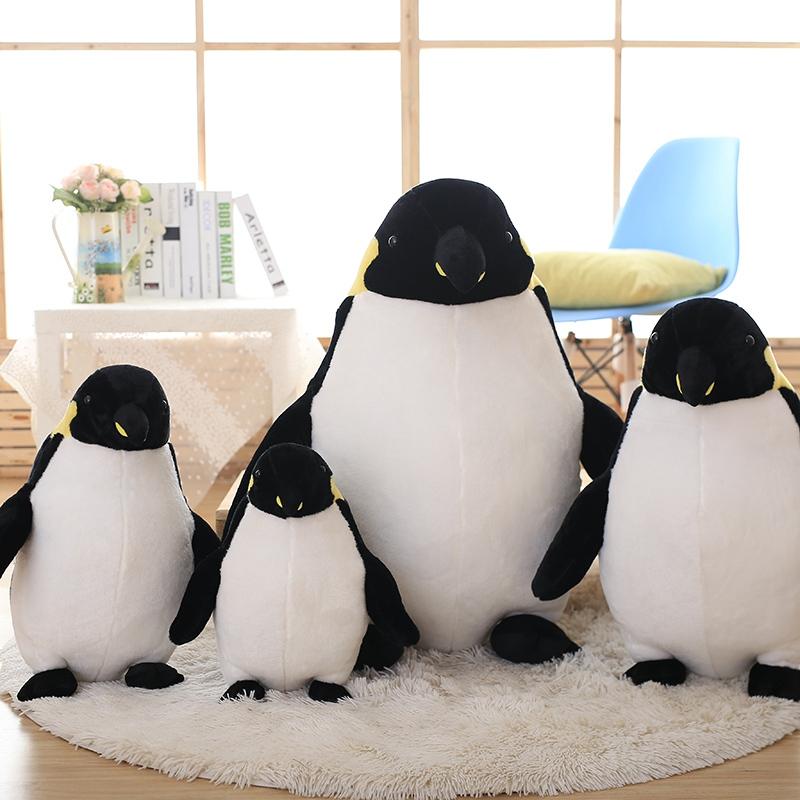 40-80cm Giant Cute Fat Penguin Plush Plush Toy Animal Penguins Doll Family Fuzzy Little Plushie for Gift