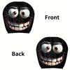Reusable Car Headrest Covers Humorous Design Breathable Mesh Comfortable Neck Support Ergonomic Shape  for Long Drives