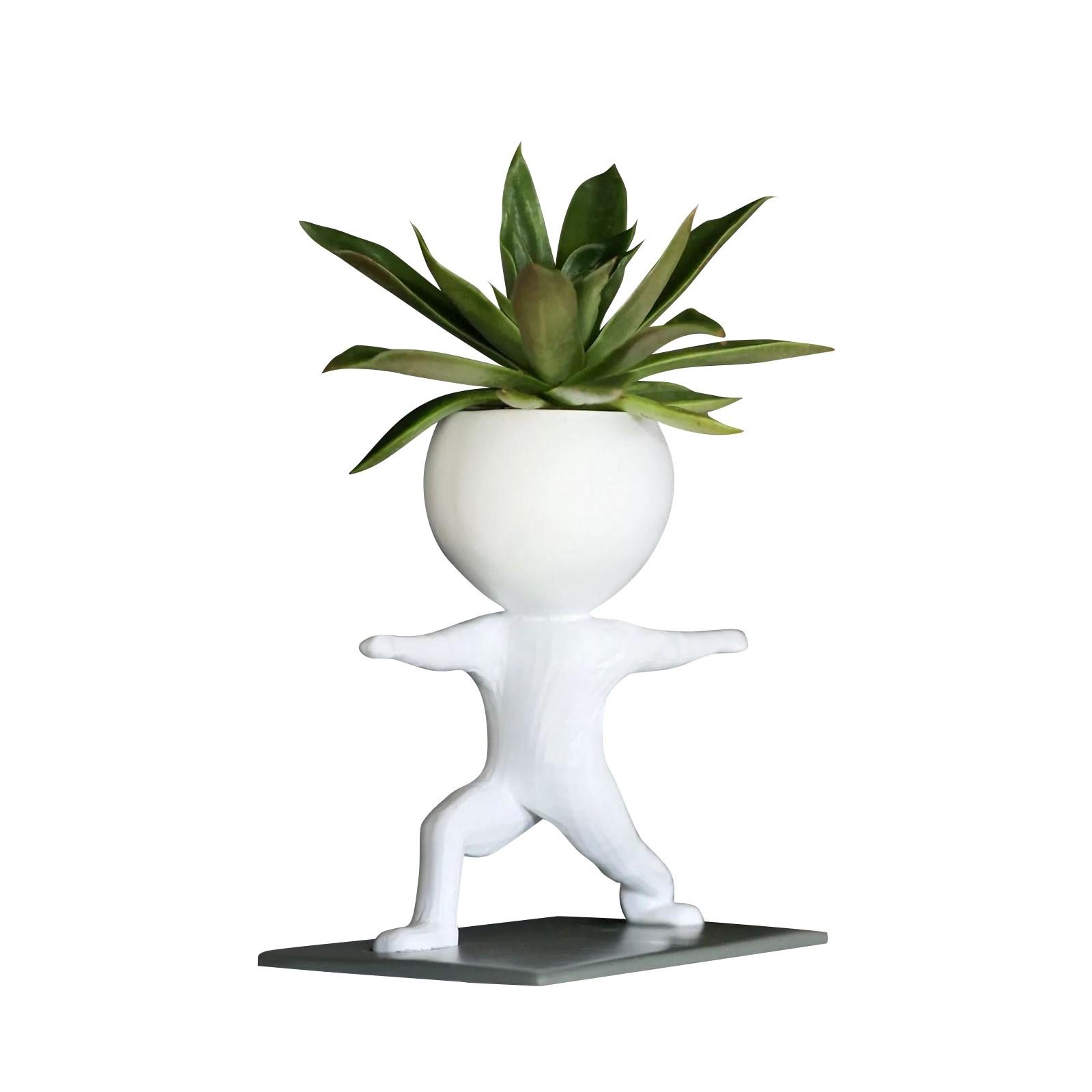 

Украшения для цветочных горшков для фитнеса в форме человека, творческие художественные украшения для дома One Size