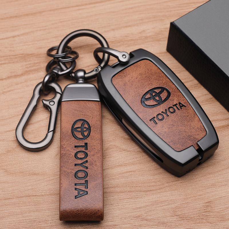 AOP1 Car Remote Key Case Cover for Toyota GR RAV4 Crown Hilux Fortuner Corolla SE 2023 Camry Yaris Land Cruiser Prado Venza Accessory