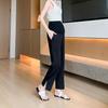 High Elastic Belly Support Maternity Slimming Straight-Leg Pants for Spring, Summer, and Autumn