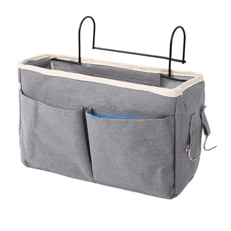 Bedside Storage Bag Hanging for Bunk Hospital Beds Dorm Rooms Bed D57B