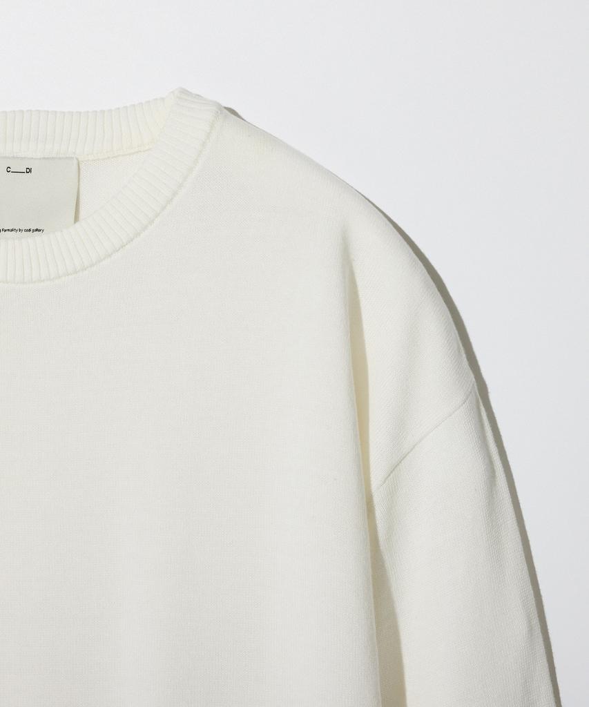 STCO Codigallery Cotton Round Knit Ivory (Classic Fit)_Cktwz04Nsi