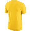 Nike NBA Denver Nuggets Essential Letter Print Simple Round Neck Short Sleeve T-Shirt Men Tops Yellow FJ0236-728