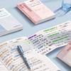 100PCS/Set Multifunctional Self-Adhesive Expansion Sticky Notes Extensible Sticky Memo Pads Tearable Sticky Labels Sticker Gift