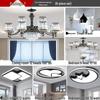 NuFeng Modern Crystal LED Chandelier