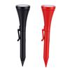 2PCS Ball Multi Function Tool Flagstick Rangefinder Ball Marker Pocket Clip Club Face Alignment Aid Groove Cleaner