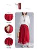 2025 Summer Women's Artistic Cotton Linen Wide-Leg Silk Cropped Pants