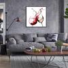WCIC New Wine Glasses Clink Decoration Painting Art Cloth Home Background Wall Decoration Hanging Painting