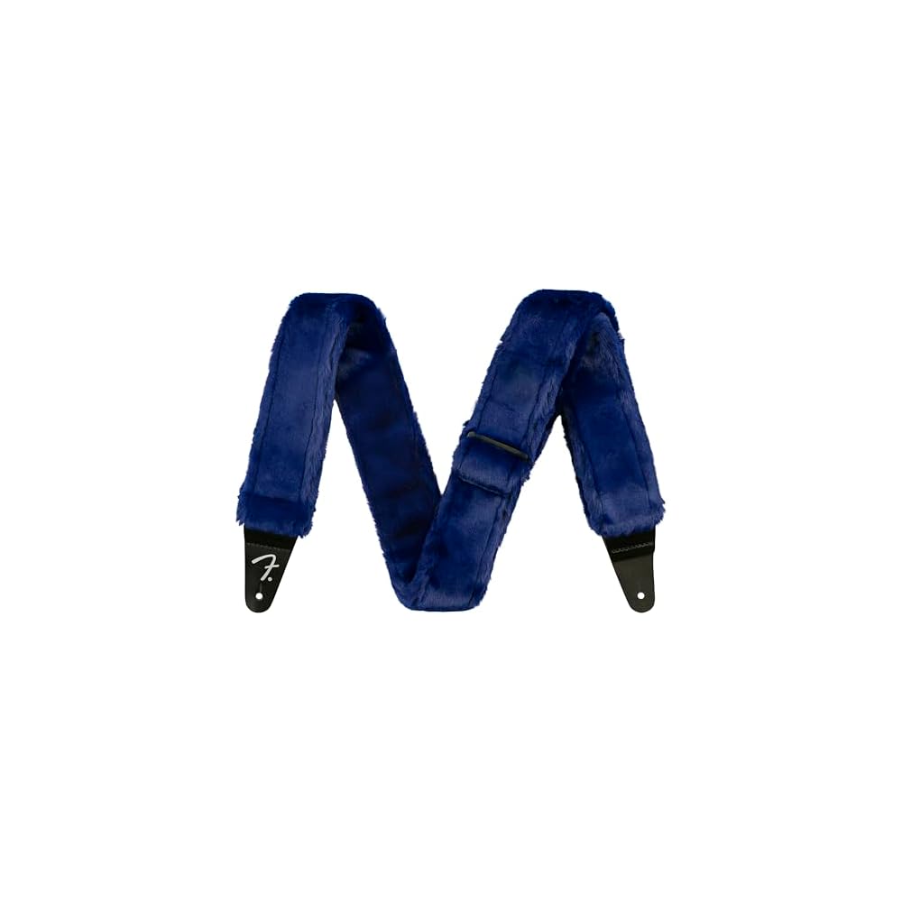 Fender/Poodle Plush Strap Blue [Guitar Strap]