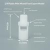 3Pcs 1/8",1/4" Plastic Venturi Mini Nozzle, 46550 Mini Eductor, Tank Mixing Mini Eductor,Venturi Spray Nozzle