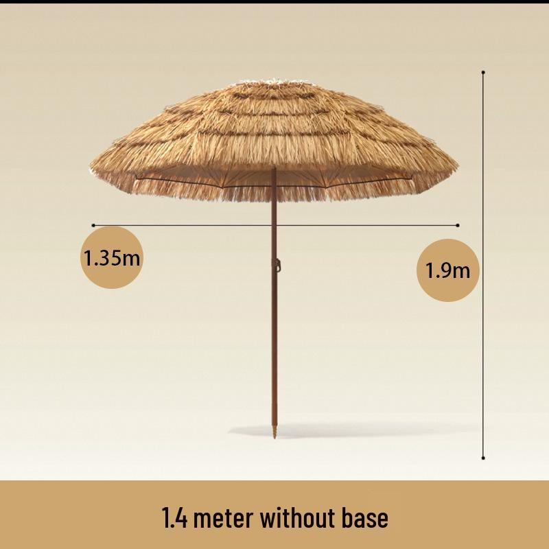 Versatile Influencer Beach & Garden Umbrella for Camping, Fireside, Tea, and Indoor Use