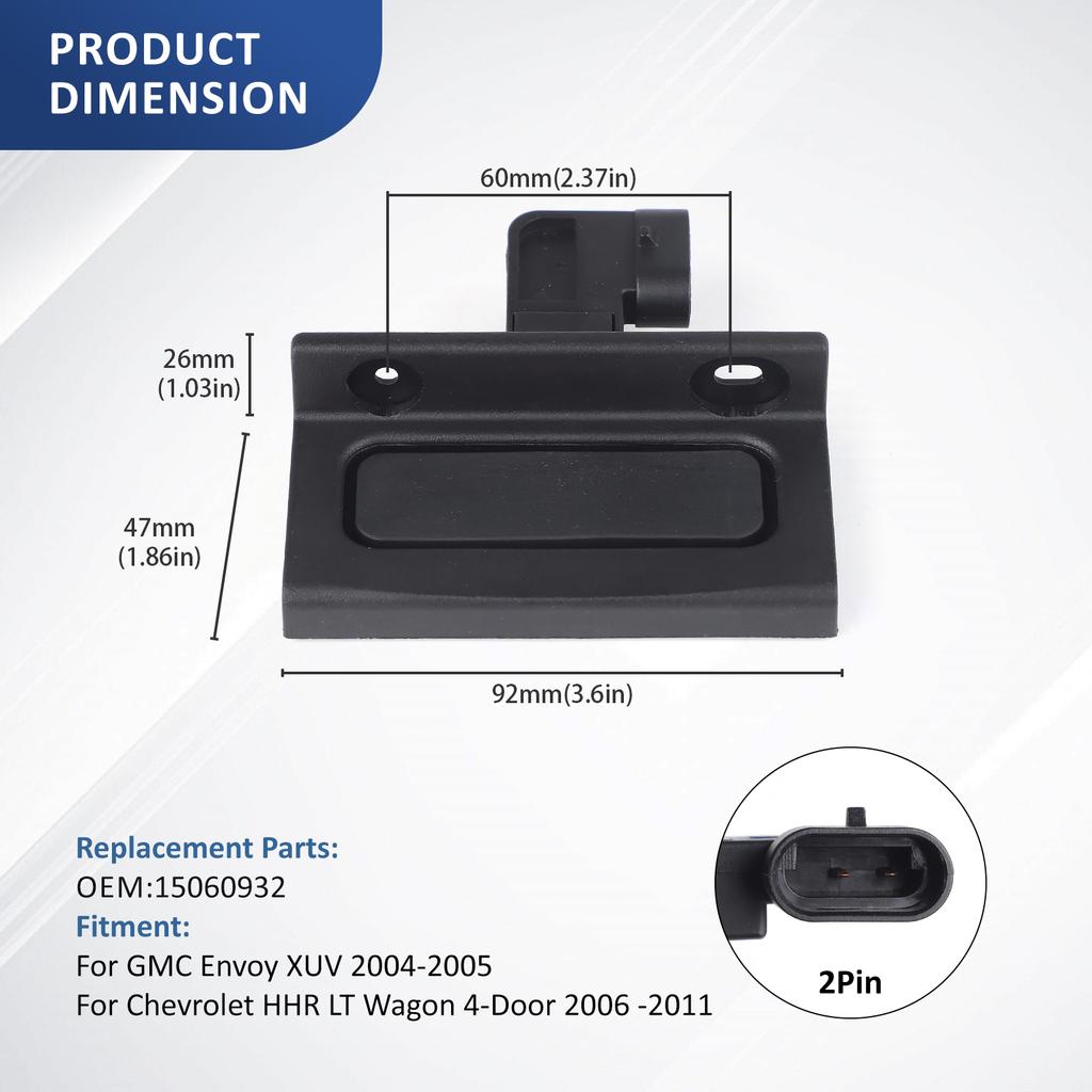 For Chevrolet 2006-2011 HHR GMC 2004 2005 Envoy XUV Car 15060932 15101543 22747152 Tailgate Release Switch Trunk Open Button