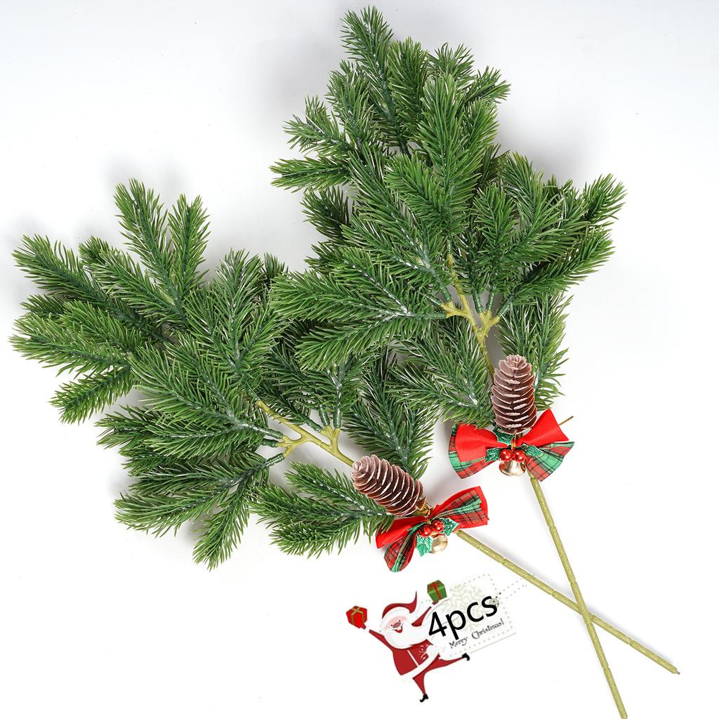 Christmas Day Decorative Flowers, Artificial Fake Pine Cones And Cedar Home Decoration Simulation Green Plant Shooting Props