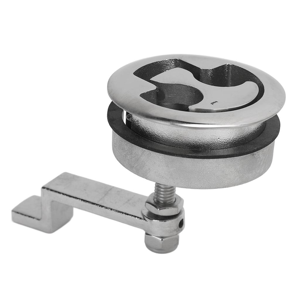 2in Boat Flush Pull Hatch Latch 316 Stainless Steel Marine Boat Hatch Lifting Latch Handle for 12 to 17mm Panel