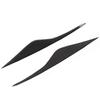 2pcs Carbon Fiber Headlight Eyebrow Eyelids Trim Decoration Fit for Ford Mondeo MK4 2007 2013