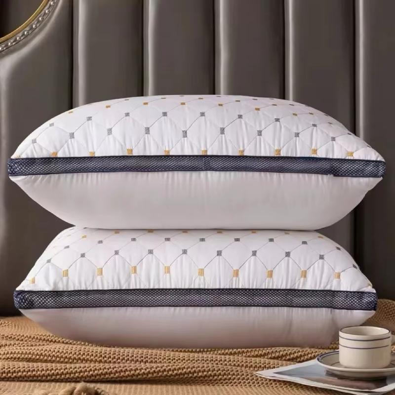 No deformation high pillow does not collapse adult deep sleeping feather velvet double pillow core home pillow core