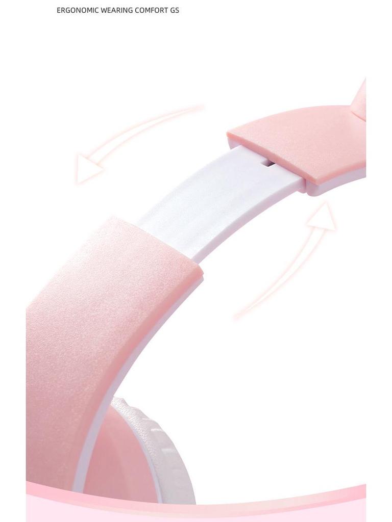 Cat Ear Luminous Wireless Bluetooth Headset B39A
