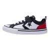 Converse Pro Blaze Strap Bequeme Vielseitige Low Top Kinder Basketballschuhe Kinder Sneaker Schwarz Weiß Rot A10741C