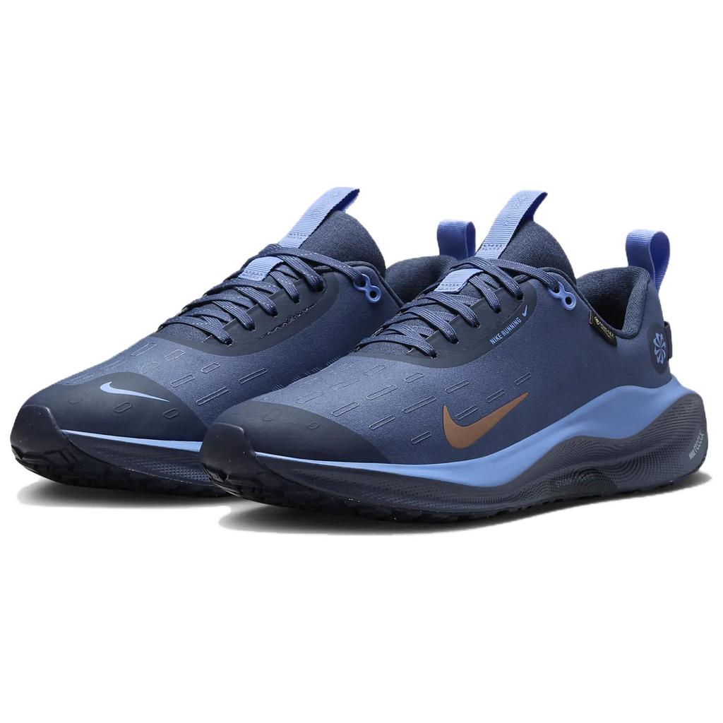 Nike ReactX Infinity Run 4 GORE-TEX Thunder Blue Metallic Red Bronze Pantofi de damă pentru femei, difuzat-albastru Royal-Pulse HQ0264-401