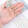 1Meter Stainless Steel Chain Boho Colorful Cube Square Crystal Beads Chain for DIY Necklaces Bracelets Holiday Jewelry Making