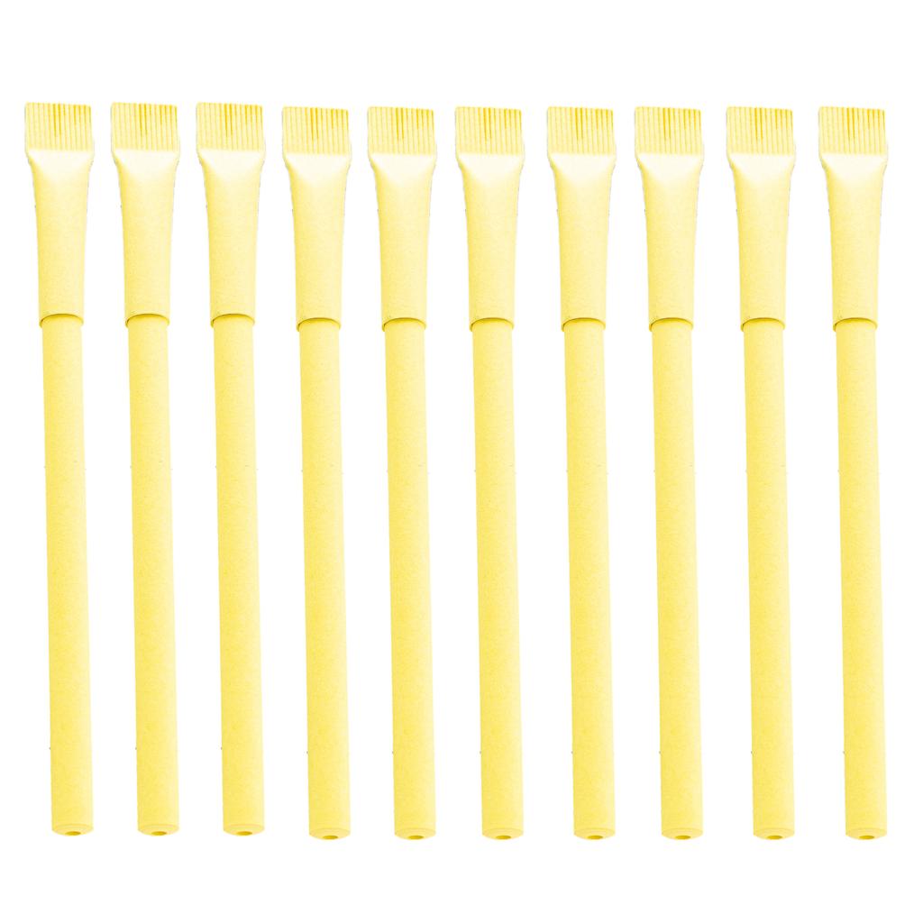 10 ks Papírové kuličkové tužky Hladké psaní Rychleschnoucí Recyklovatelné Biologicky rozložitelné Papírové tělo Tužka pro Studenty Učitele