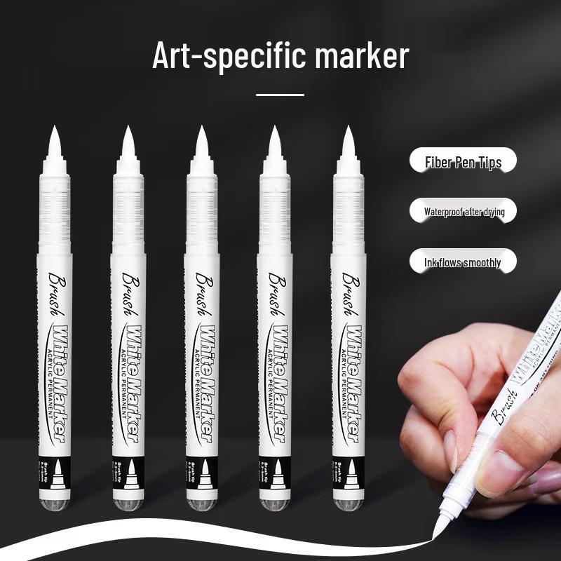 Huidel 710 Liquid Soft Tip Large Capacity White Art Highlighter Pen