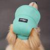 Breathable Mesh Baseball Cap for Dogs Featuring Ear Holes - a Trendy Light Green Hat Suitable for Golden Retrievers, Corgis