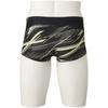 MIZUNO EXER SUITS UP Short Spats for Competitive and Training Black x Neo S Men's Swims, N2MB2061, 93 Lime, Size