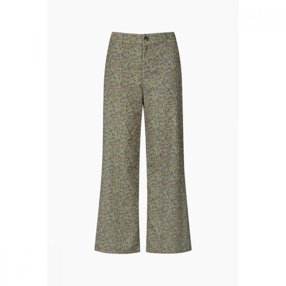 Benetton Вельветовые брюки с цветочным принтом Bapt91561 KA (khaki)/44