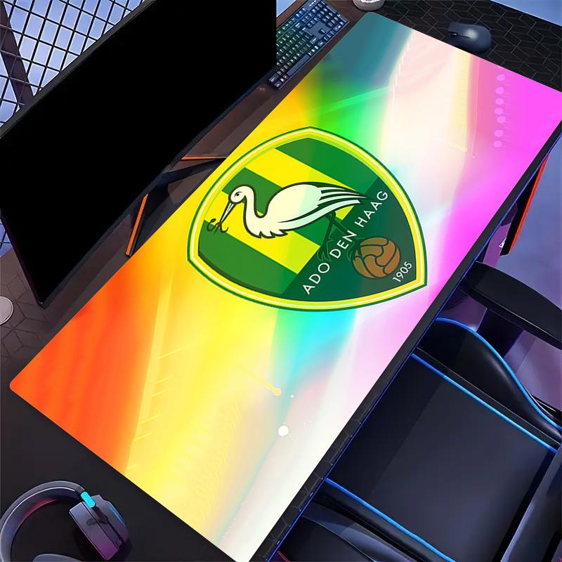 ADO Den Haag Print  Cushion Non-slip Laptop Tablet Big Mousepad XXL Mat Mini PC Playmat With Lock edge